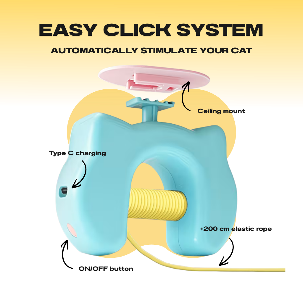 Lunvica BUNGEE™ Automatic Yo-Yo Cat Toy