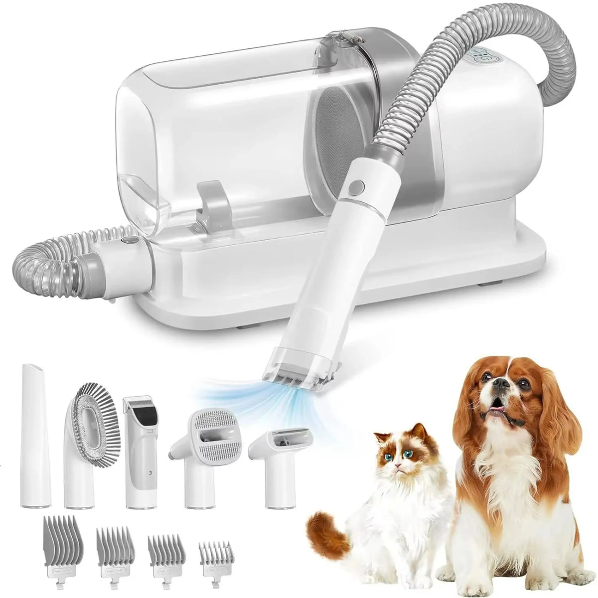 Lunvica 5-in-1 Dog Grooming Vacuum & Pet Grooming Kit